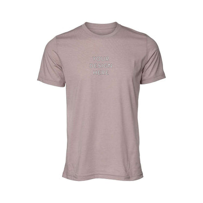 BELLA+CANVAS Unisex Heather Jersey Short Sleeve Tee - Heather Pink Gravel