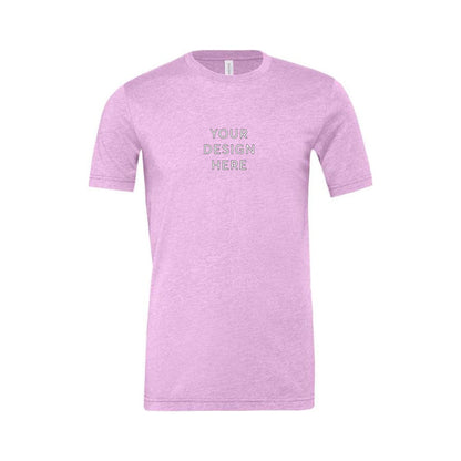 BELLA+CANVAS Unisex Heather Jersey Short Sleeve Tee - Heather Prism Lilac