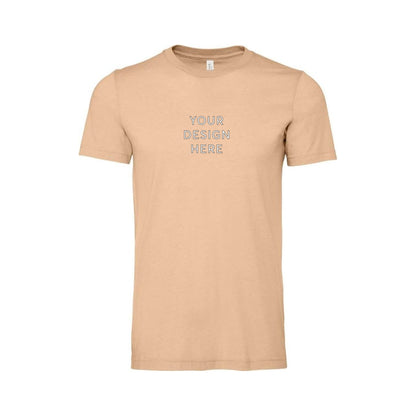 BELLA+CANVAS Unisex Heather Jersey Short Sleeve Tee - Heather Sand Dune