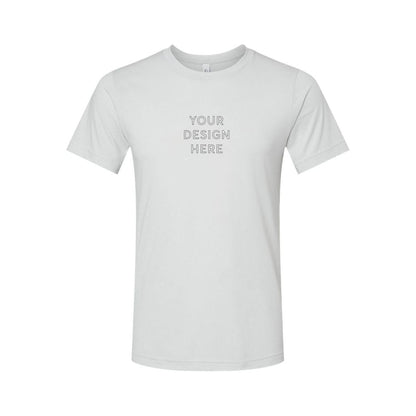 BELLA+CANVAS Unisex Heather Jersey Short Sleeve Tee - Heather Silver