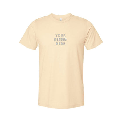 BELLA+CANVAS Unisex Heather Jersey Short Sleeve Tee - Heather Soft Cream