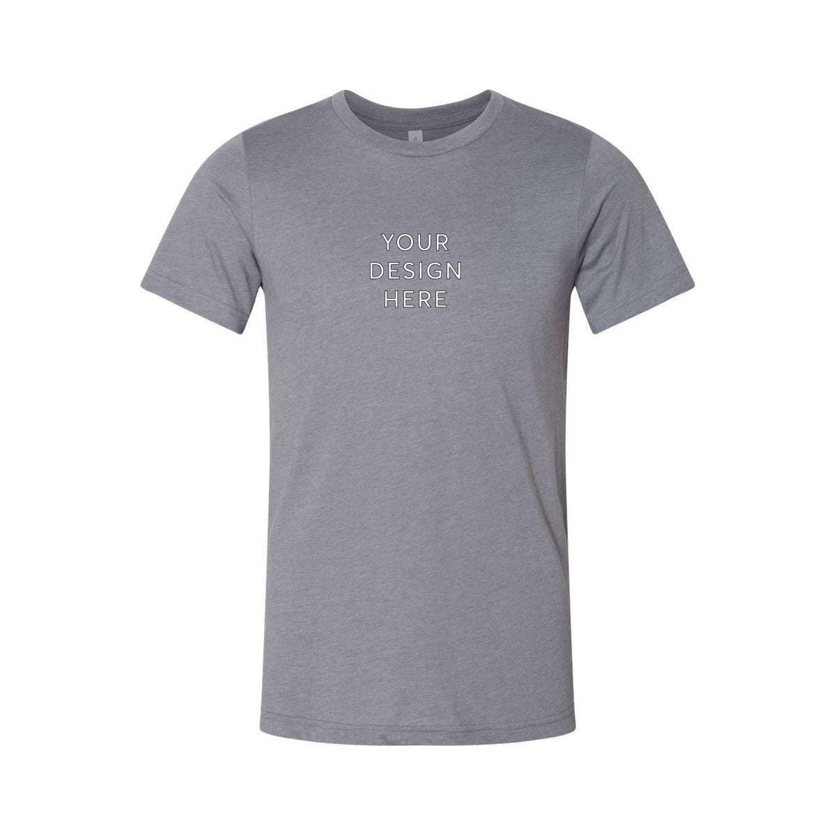 BELLA+CANVAS Unisex Heather Jersey Short Sleeve Tee - Heather Storm