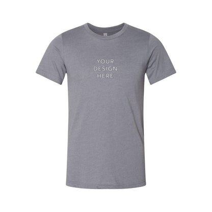 BELLA+CANVAS Unisex Heather Jersey Short Sleeve Tee - Heather Storm