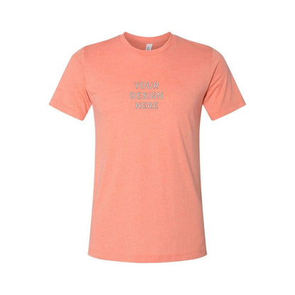 BELLA+CANVAS Unisex Heather Jersey Short Sleeve Tee - Heather Sunset
