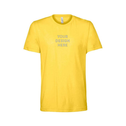 BELLA+CANVAS Unisex Heather Jersey Short Sleeve Tee - Heather Yellow