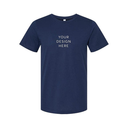 BELLA+CANVAS Unisex Heather Jersey Short Sleeve Tee - Solid Navy Blend