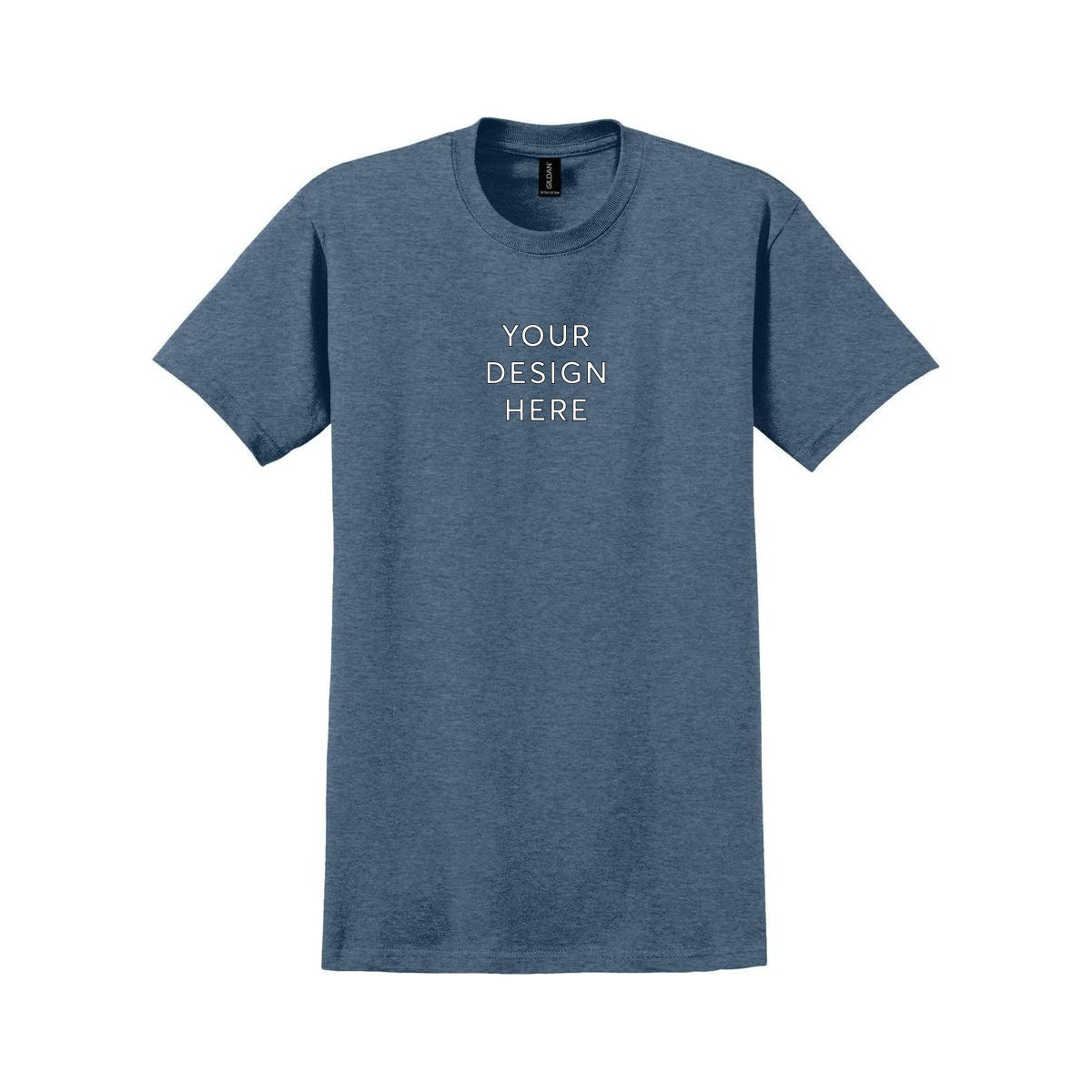Gildan® Ultra Cotton T-Shirt - Heathered Indigo