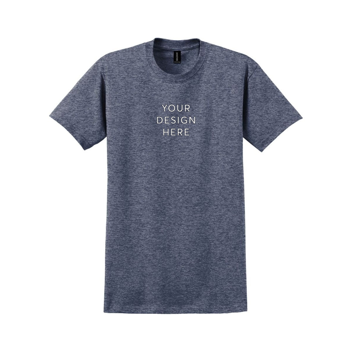Gildan® Ultra Cotton T-Shirt - Heathered Navy