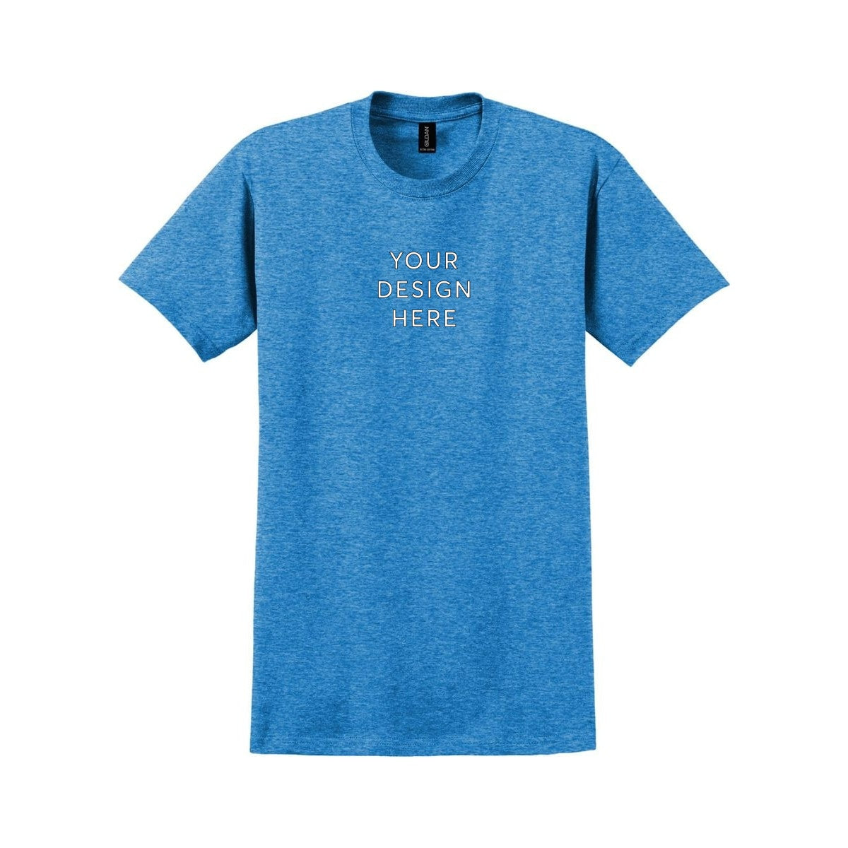 Gildan® Ultra Cotton T-Shirt - Heathered Sapphire
