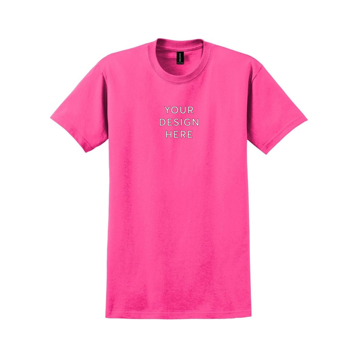 Gildan® Ultra Cotton T-Shirt - Safety Pink