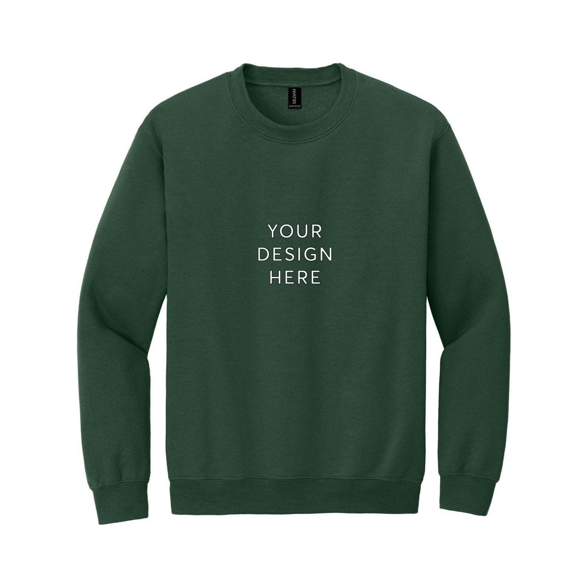 Gildan Heavy Blend Crewneck Sweatshirt - Fan Dark Green