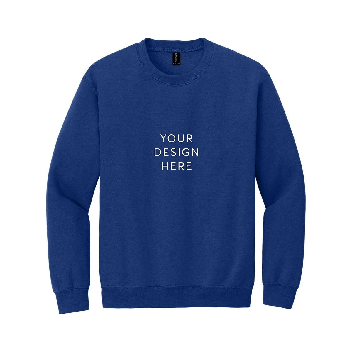 Gildan Heavy Blend Crewneck Sweatshirt - Fan Deep Royal