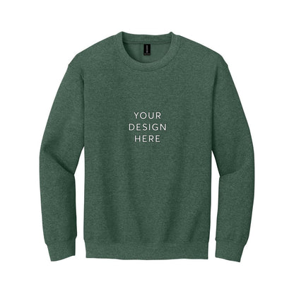 Gildan Heavy Blend Crewneck Sweatshirt - Heather Dark Green