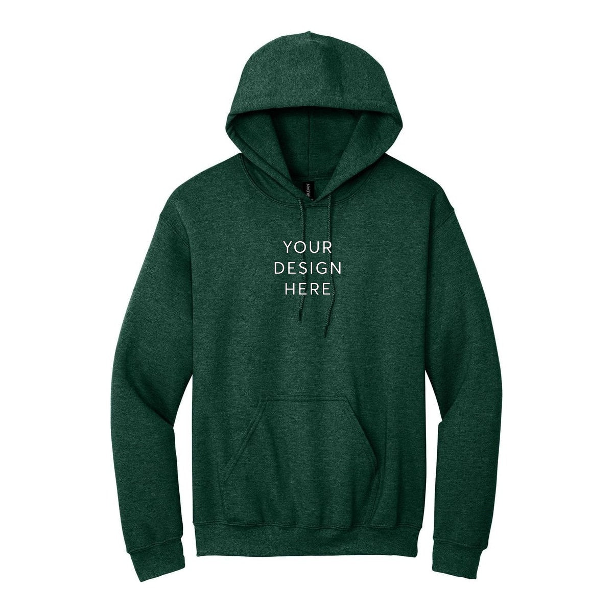 Gildan Heavy Blend Hooded Sweatshirt - Heather Dark Green