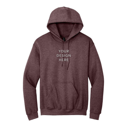Gildan Heavy Blend Hooded Sweatshirt - Heather Dark Maroon