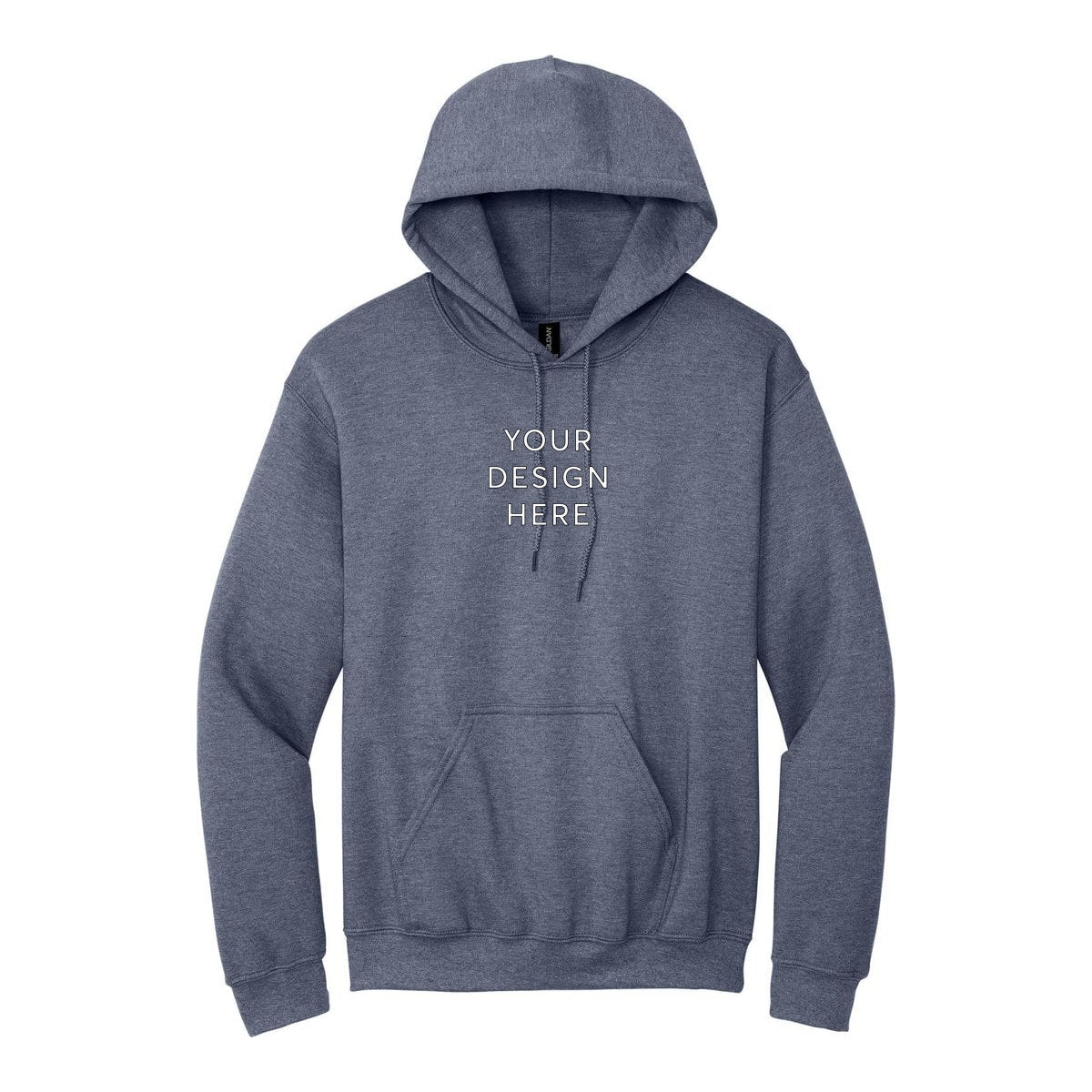 Gildan Heavy Blend Hooded Sweatshirt - Heather Dark Navy