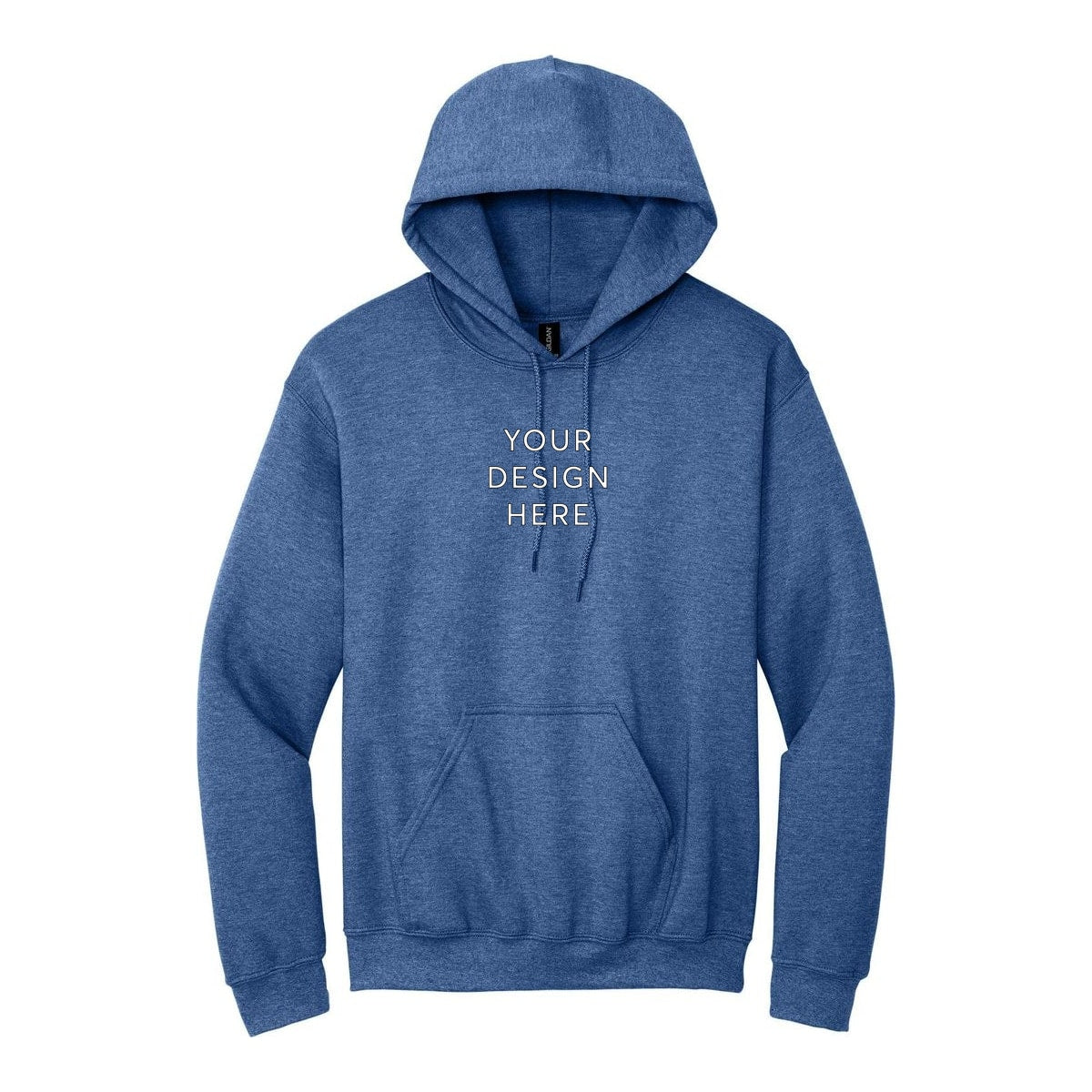 Gildan Heavy Blend Hooded Sweatshirt - Heather Deep Royal