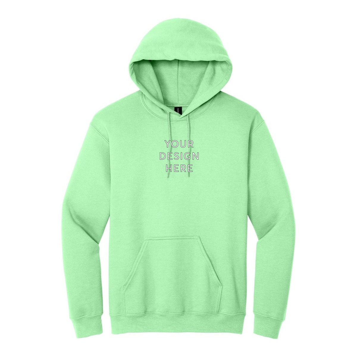 Gildan Heavy Blend Hooded Sweatshirt - Mint Green