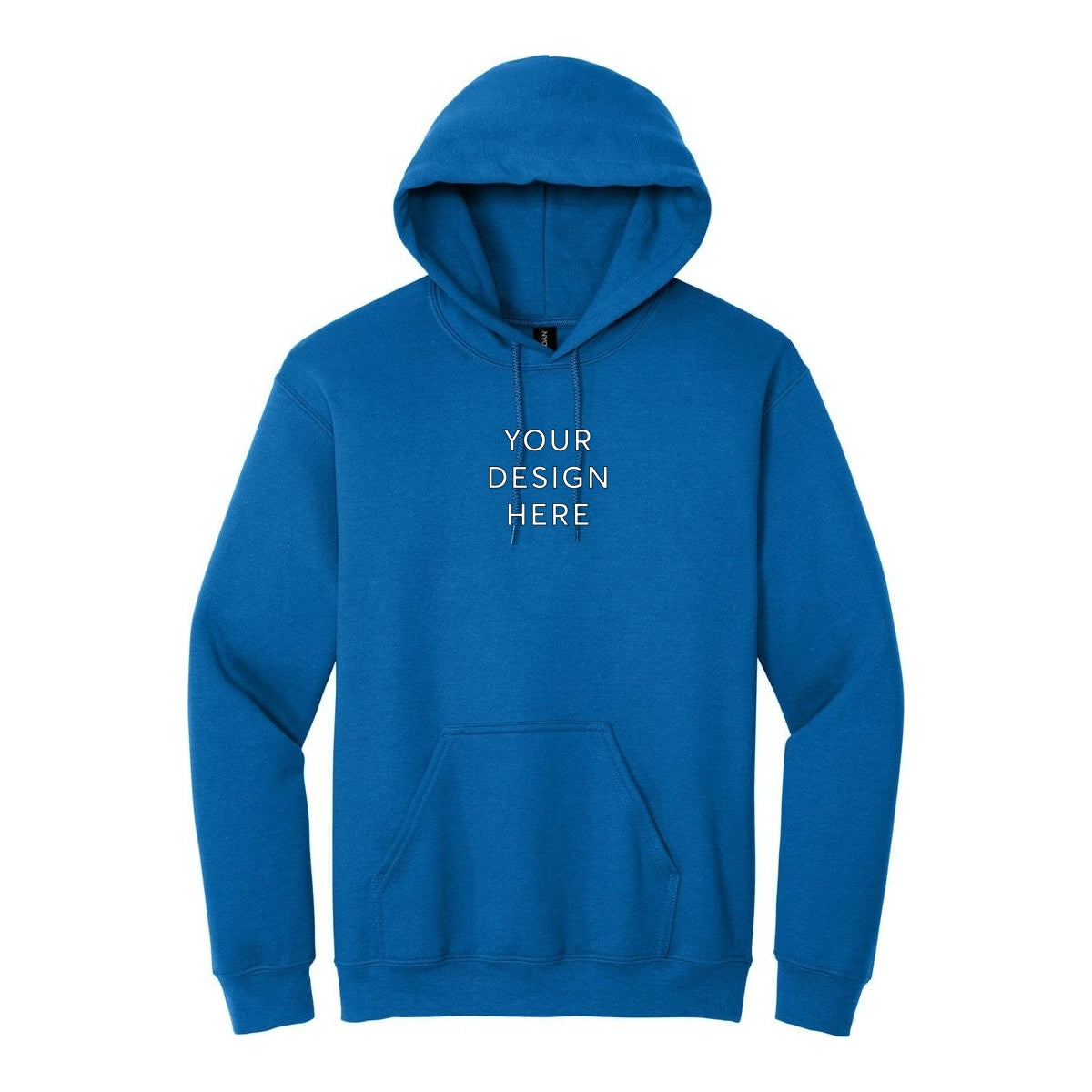 Gildan Heavy Blend Hooded Sweatshirt - Neon Blue
