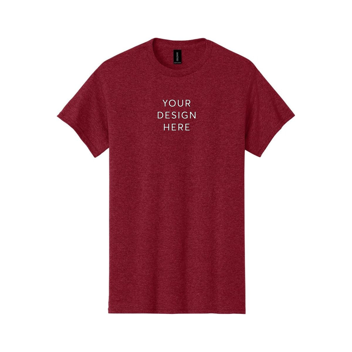 Gildan® Heavy Cotton™ T-Shirt - Antique Cherry Red
