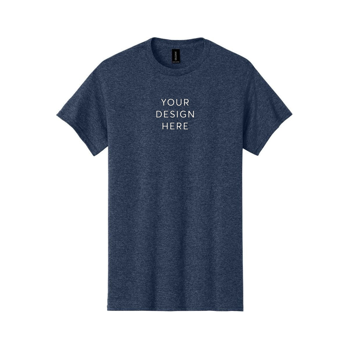 Gildan® Heavy Cotton™ T-Shirt - Heather Navy