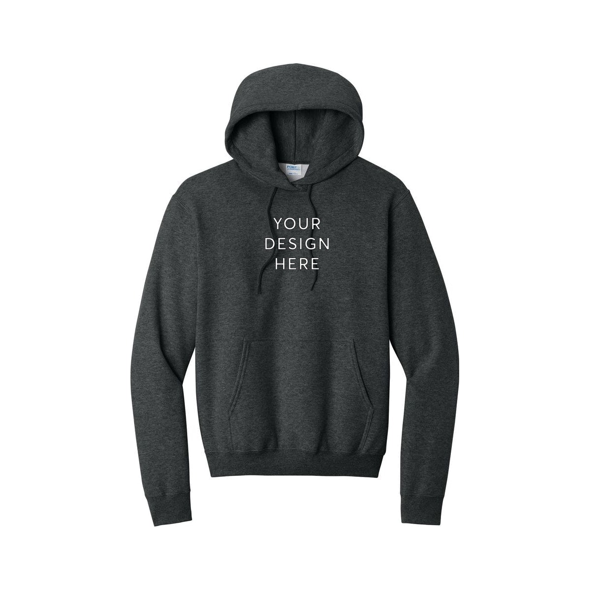 Port & Co™ Core Fleece Hoodie - Black Heather
