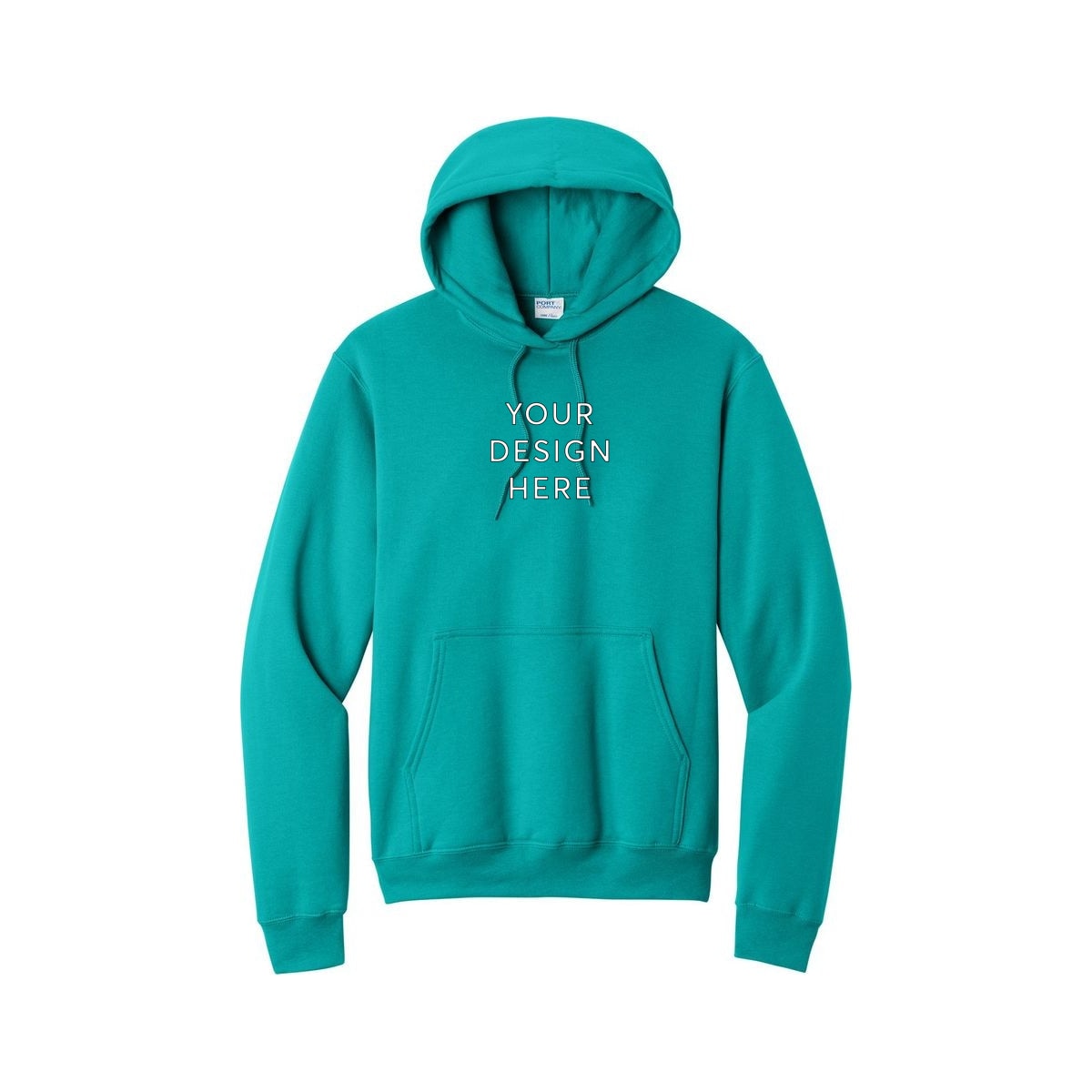 Port & Co™ Core Fleece Hoodie - Bright Aqua