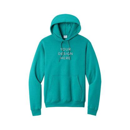 Port & Co™ Core Fleece Hoodie - Bright Aqua