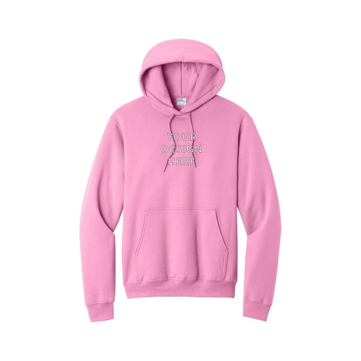 Port & Co™ Core Fleece Hoodie - Candy Pink