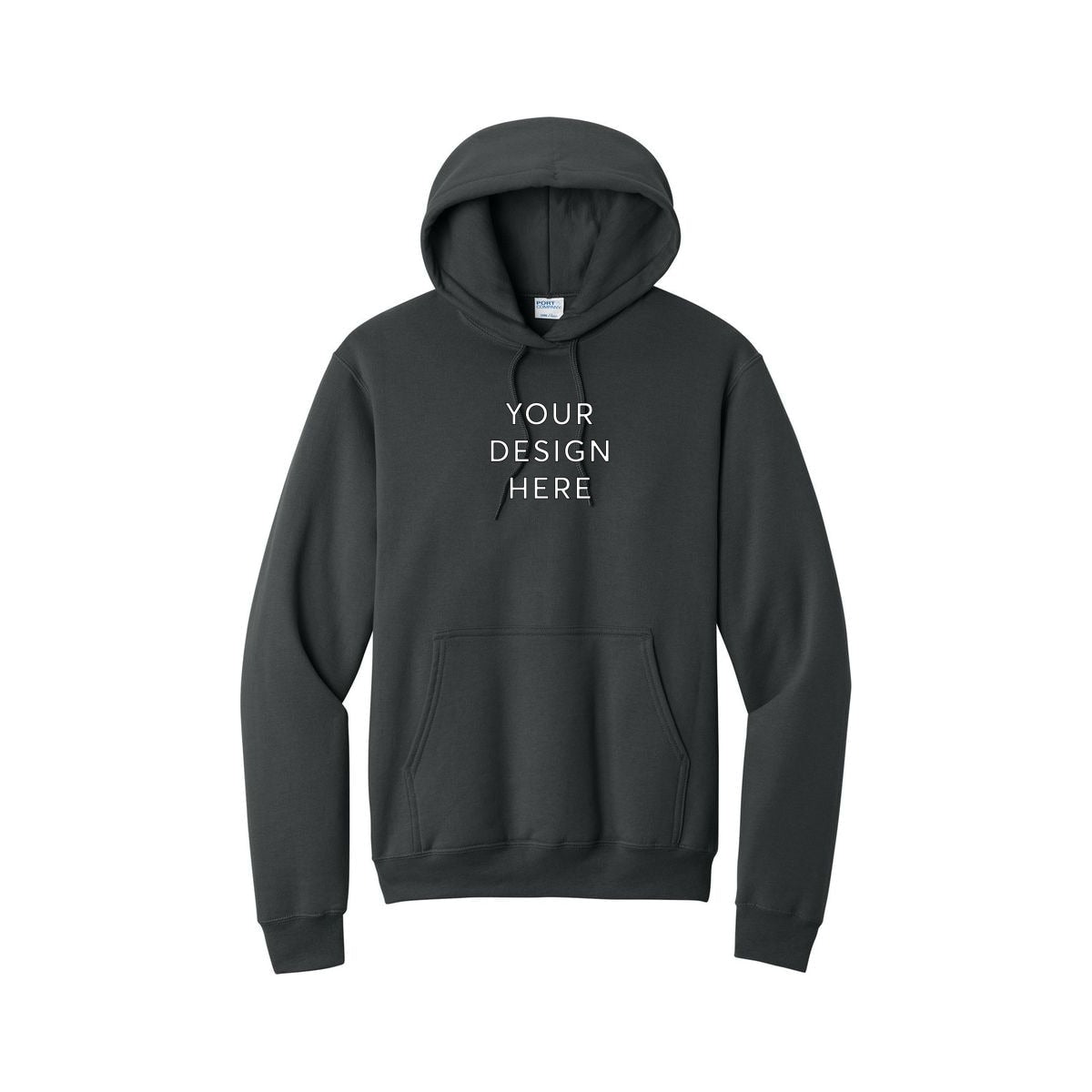 Port & Co™ Core Fleece Hoodie - Coal Grey