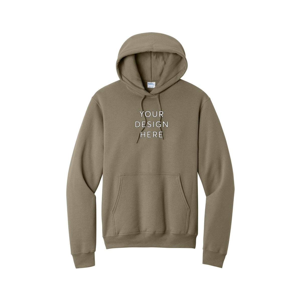 Port & Co™ Core Fleece Hoodie - Coyote Brown