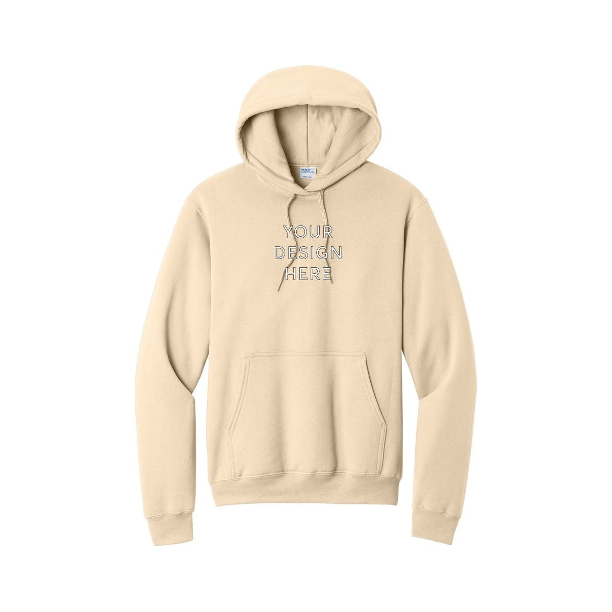 Port & Co™ Core Fleece Hoodie - Creme