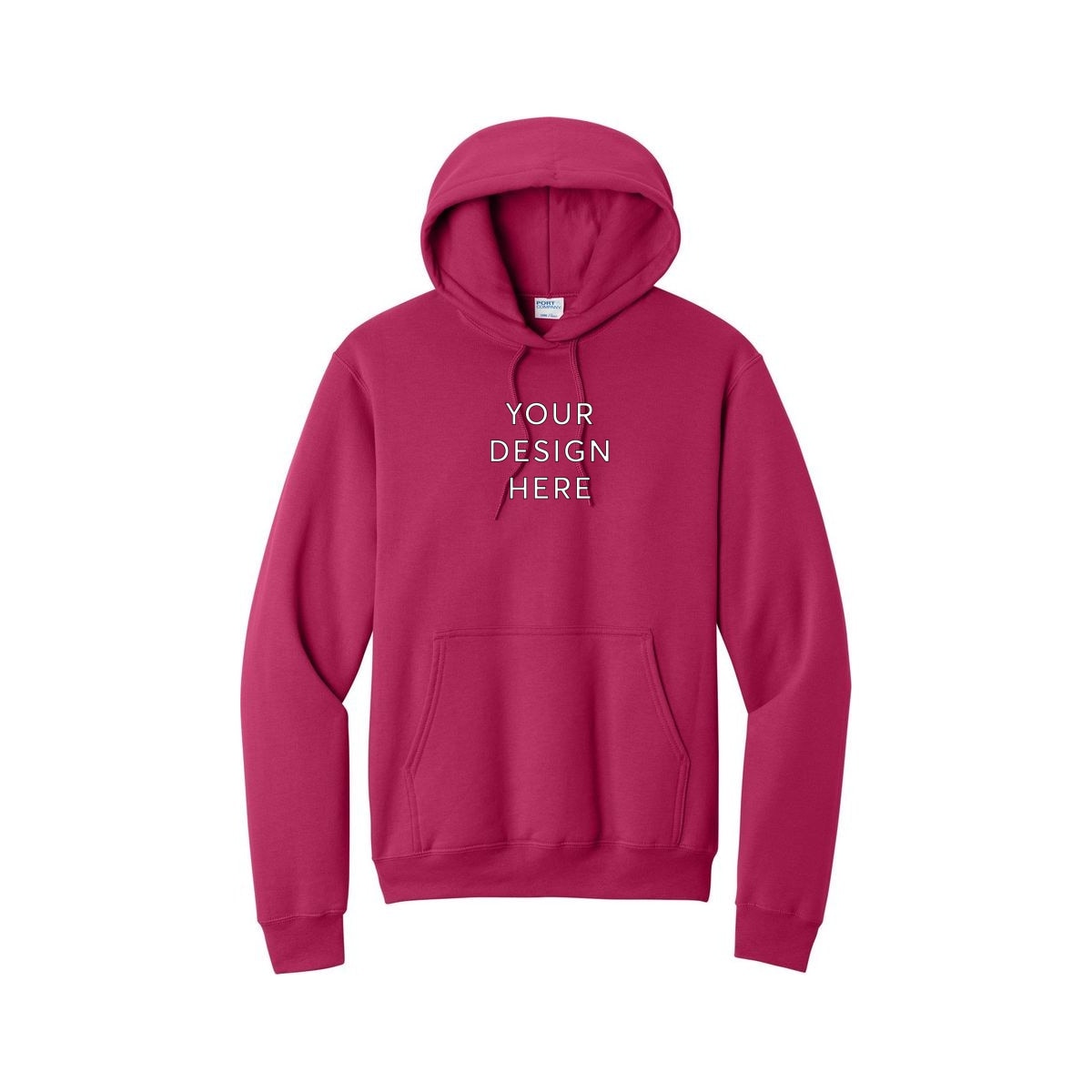 Port & Co™ Core Fleece Hoodie - Flush Pink