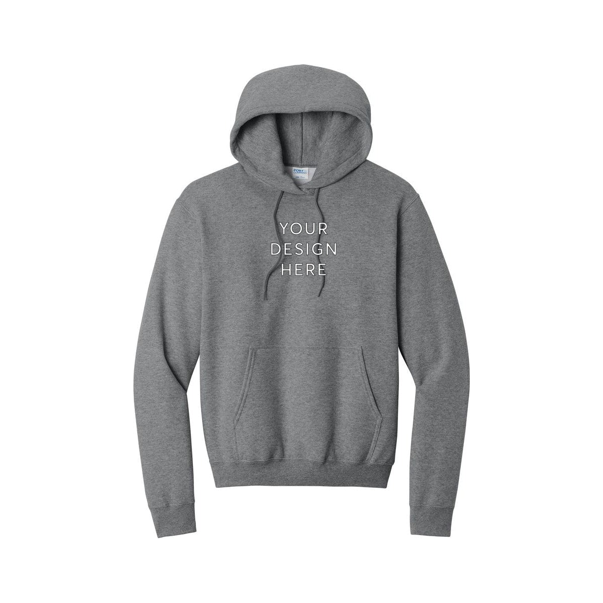Port & Co™ Core Fleece Hoodie - Graphite Heather
