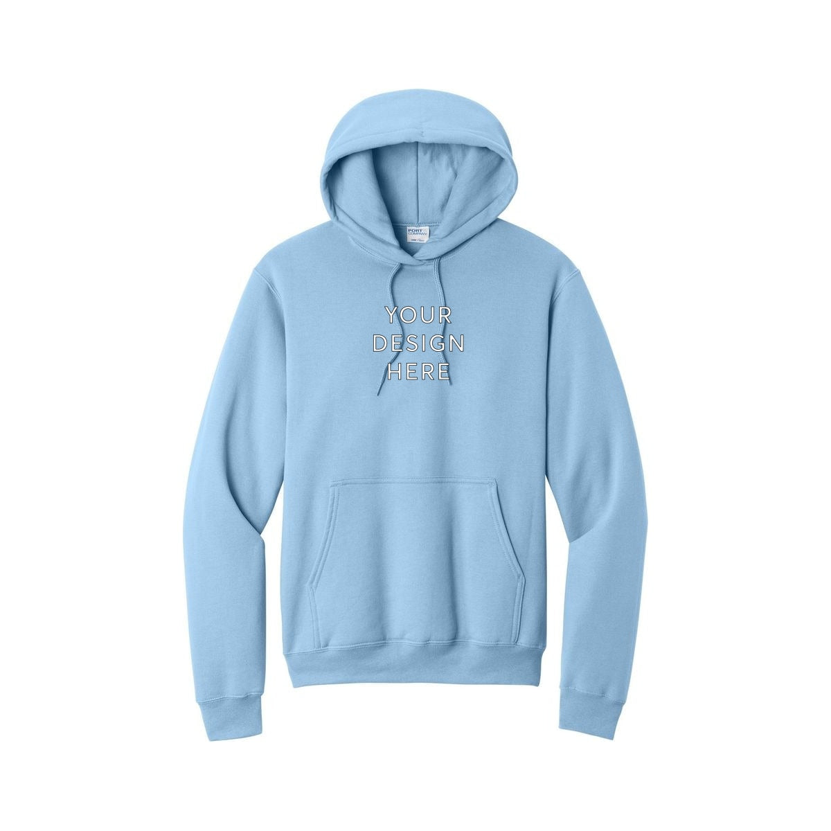 Port & Co™ Core Fleece Hoodie - Light Blue