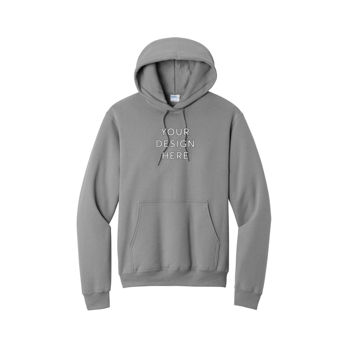 Port & Co™ Core Fleece Hoodie - Medium Grey