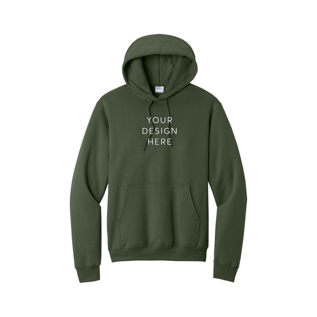 Port & Co™ Core Fleece Hoodie - OlvDrabGnH