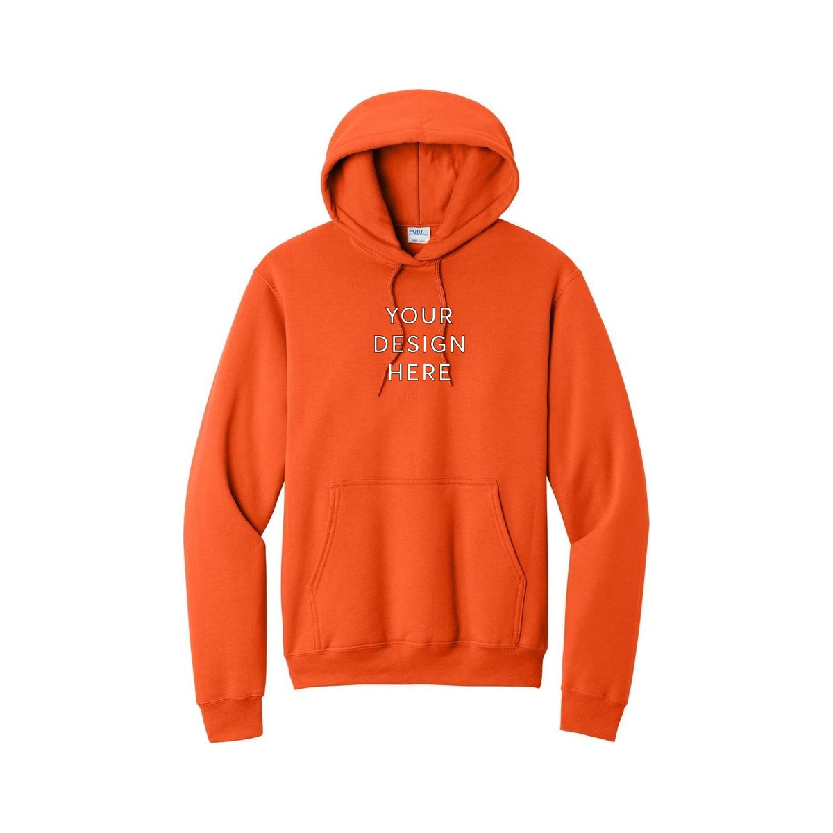 Port & Co™ Core Fleece Hoodie - TennOrange