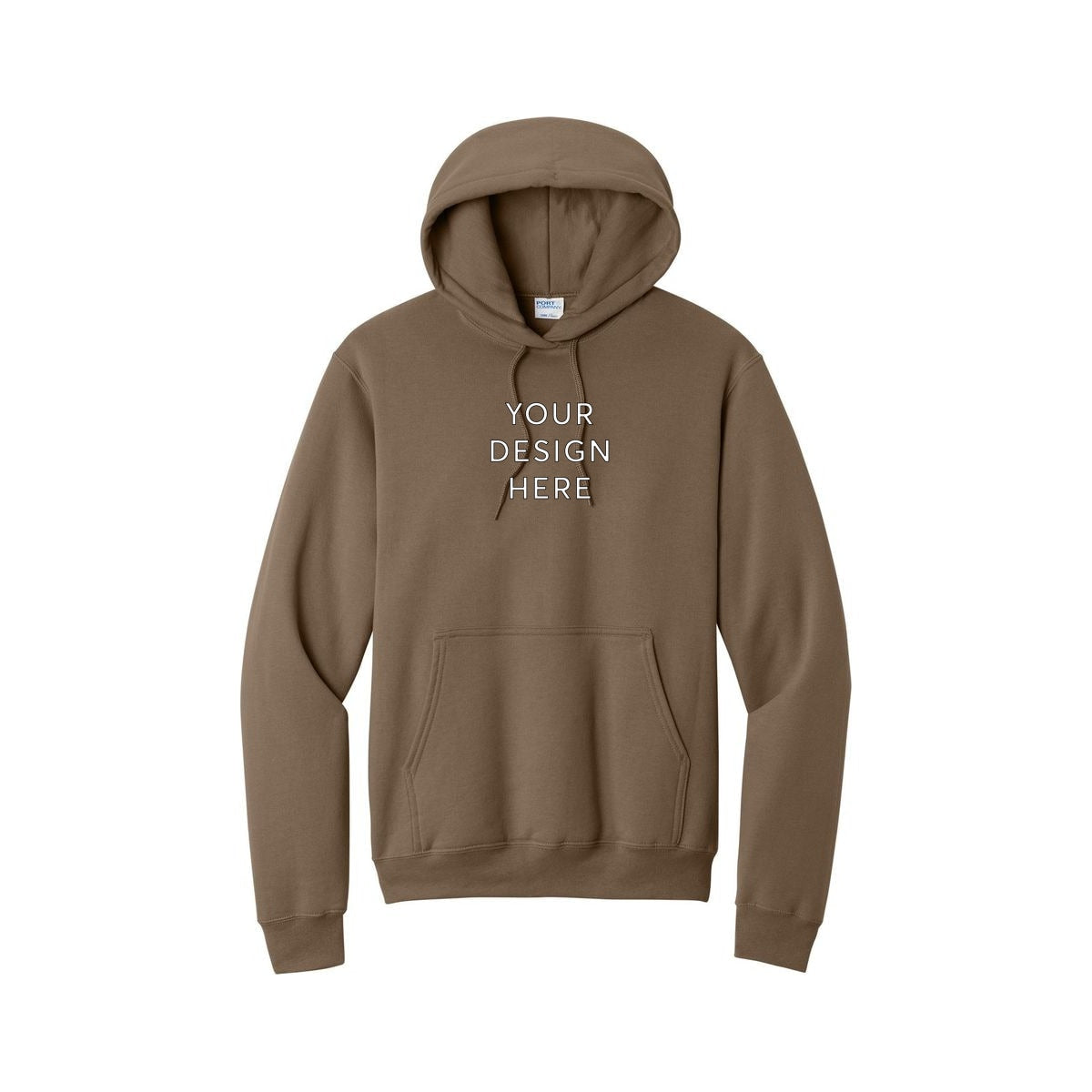Port & Co™ Core Fleece Hoodie - Woodland Brown