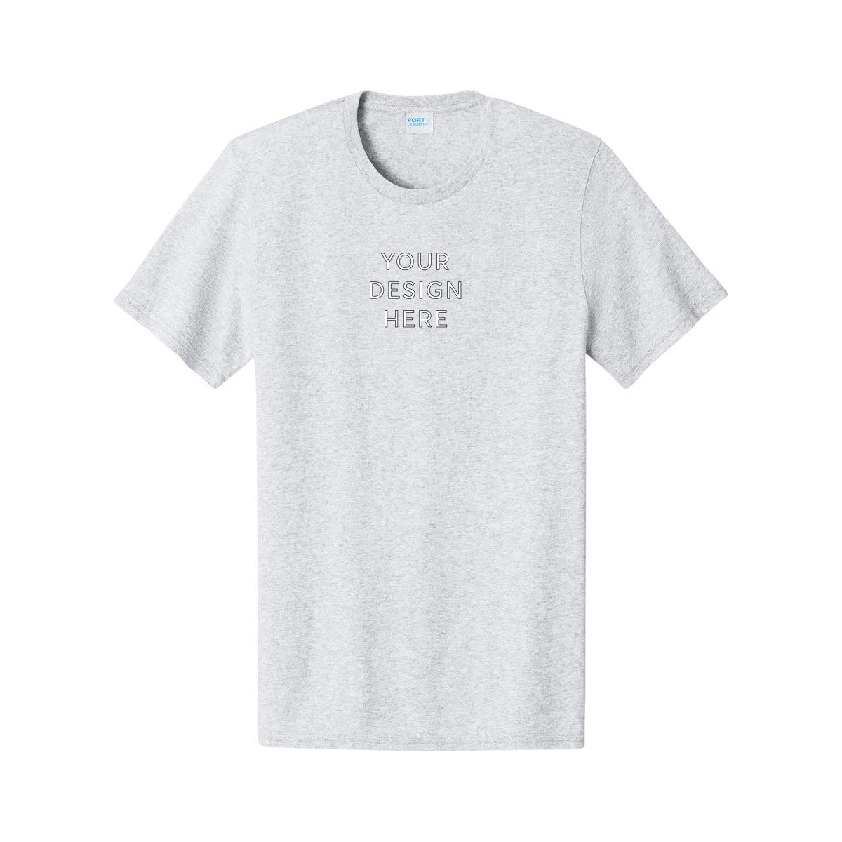 Port & Co™ Lightweight Cotton Tee - Ash