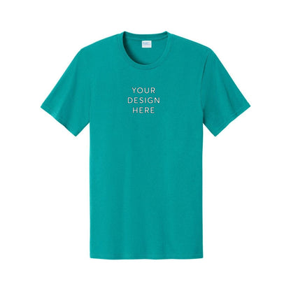 Port & Co™ Lightweight Cotton Tee - Bright Aqua