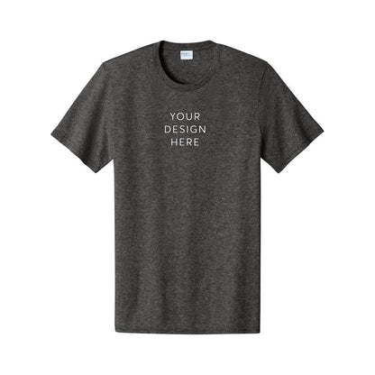 Port & Co™ Lightweight Cotton Tee - Dark Heather Grey