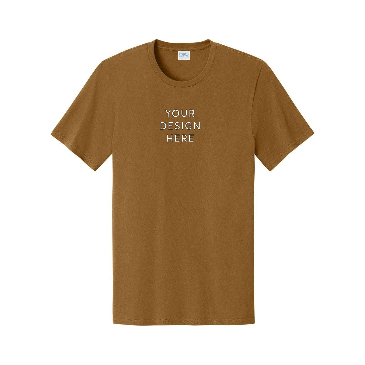 Port & Co™ Lightweight Cotton Tee - Duck Brown