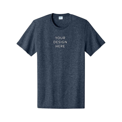 Port & Co™ Lightweight Cotton Tee - Heather Navy