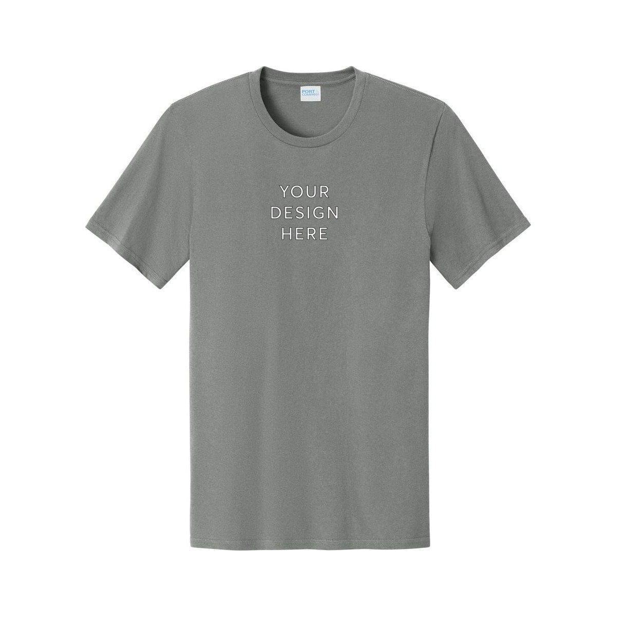 Port & Co™ Lightweight Cotton Tee - Medium Grey