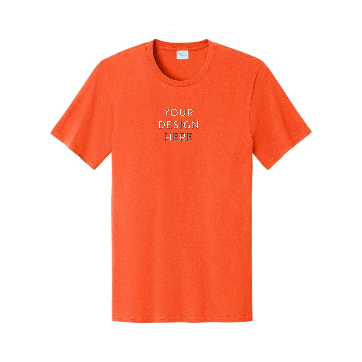 Port & Co™ Lightweight Cotton Tee - Orange