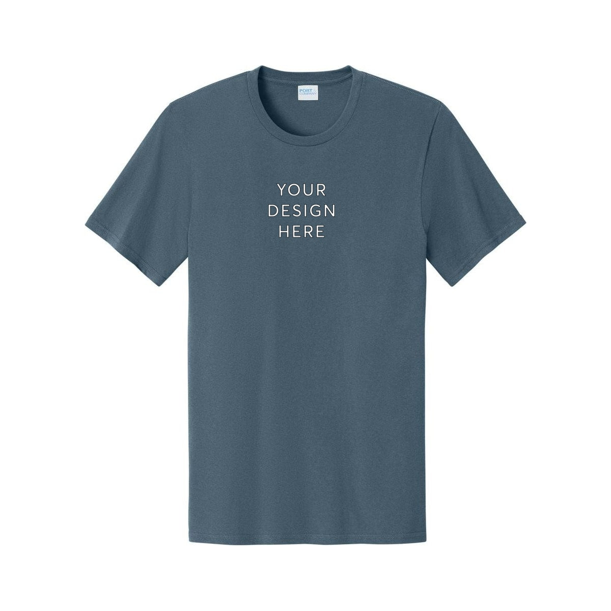 Port & Co™ Lightweight Cotton Tee - Steel Blue