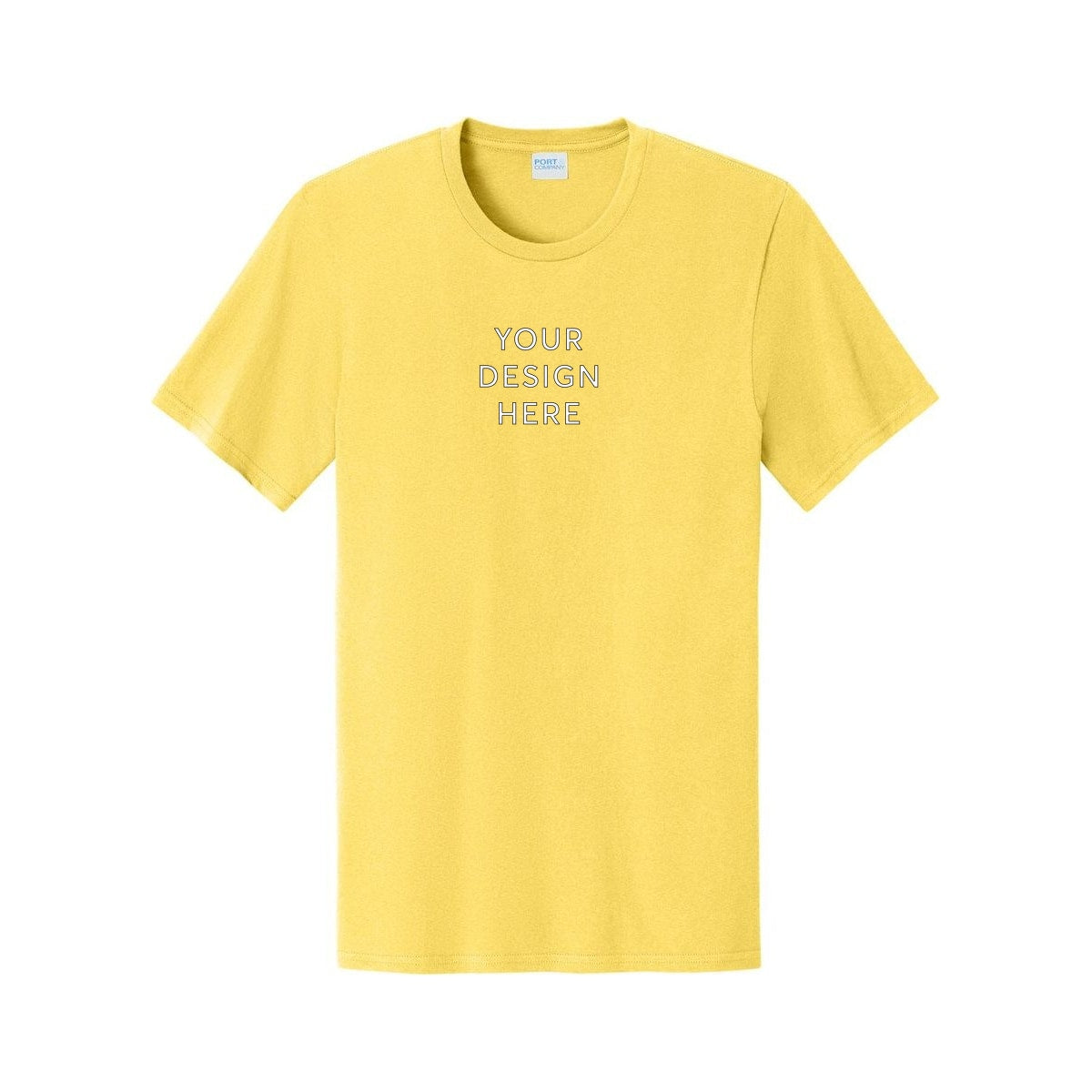 Port & Co™ Lightweight Cotton Tee - Yellow