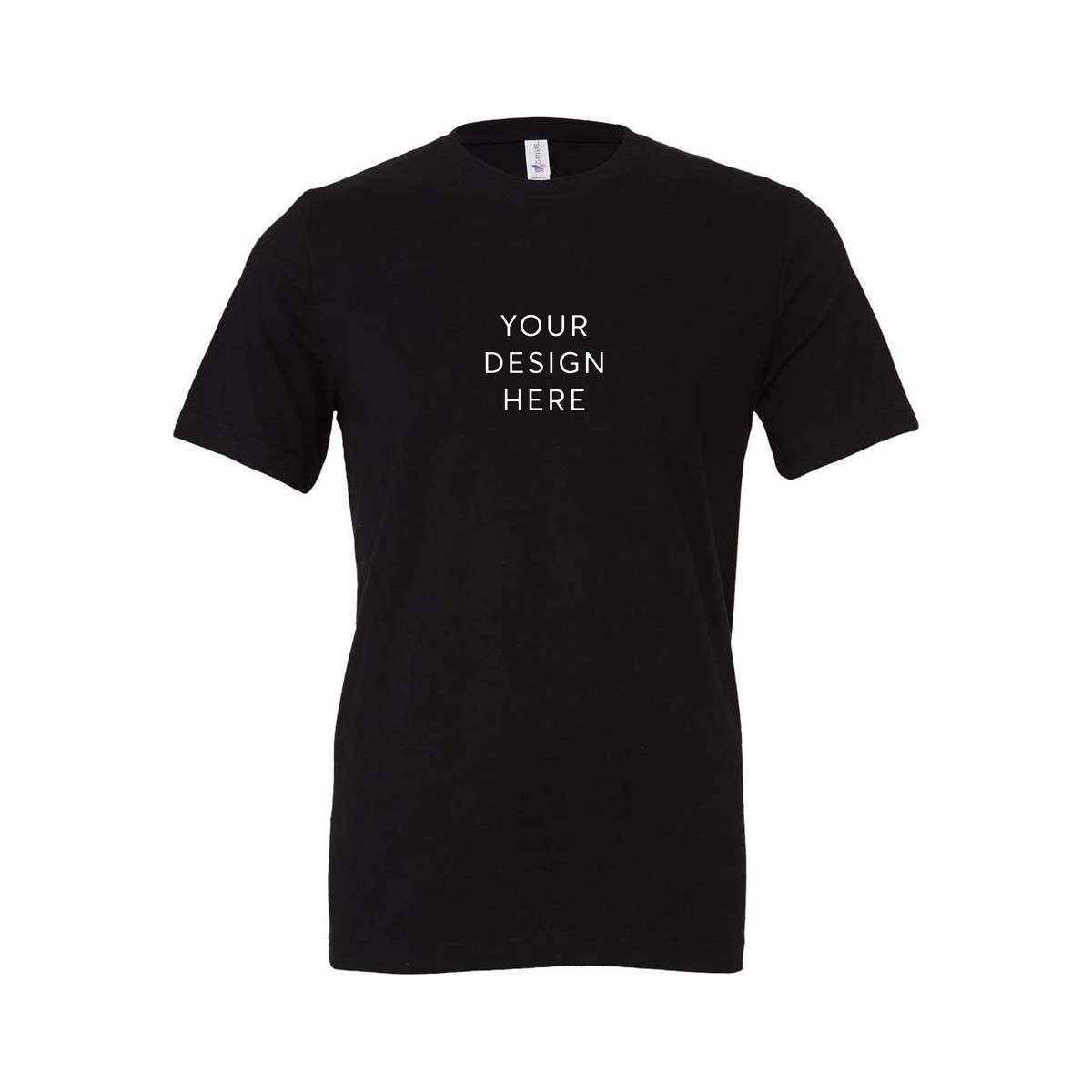 Unisex Jersey Short Sleeve Tee - Black