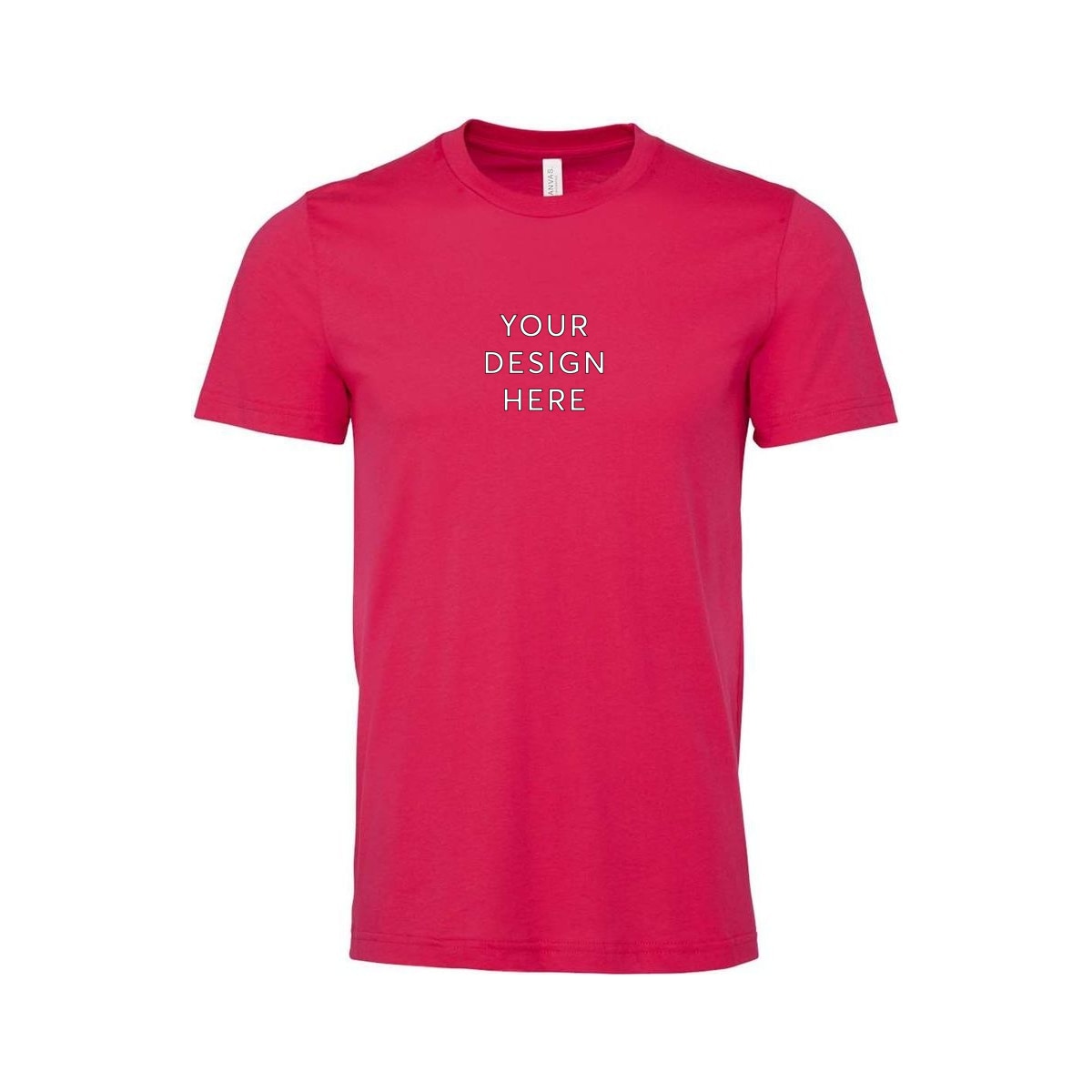 Unisex Jersey Short Sleeve Tee - Fuchsia